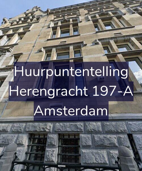 Foto gevel Huurpuntentelling voor Herengracht 197-A, Amsterdam