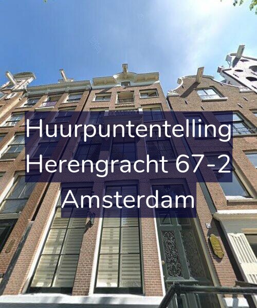 Foto gevel Huurpuntentelling voor Herengracht 67-2, Amsterdam