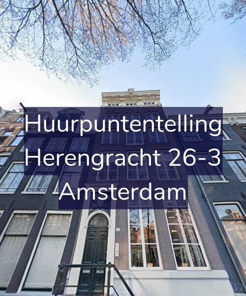 Foto gevel Huurpuntentelling voor Herengracht 26-3, Amsterdam