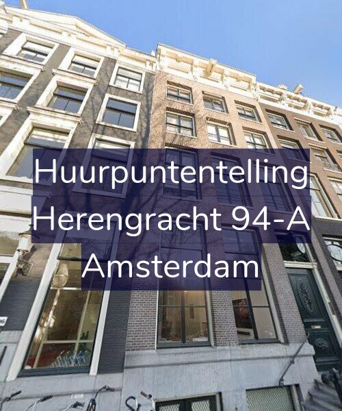Foto gevel Huurpuntentelling voor Herengracht 94-A, Amsterdam