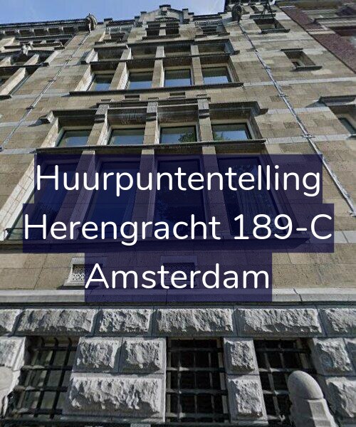 Foto gevel Huurpuntentelling voor Herengracht 189-C, Amsterdam