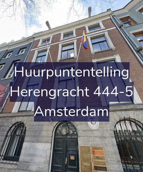 Foto gevel Huurpuntentelling voor Herengracht 444-5, Amsterdam