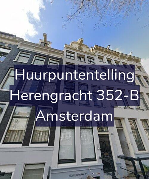 Foto gevel Huurpuntentelling voor Herengracht 352-B, Amsterdam