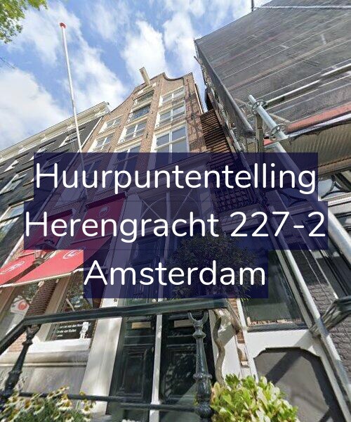 Foto gevel Huurpuntentelling voor Herengracht 227-2, Amsterdam