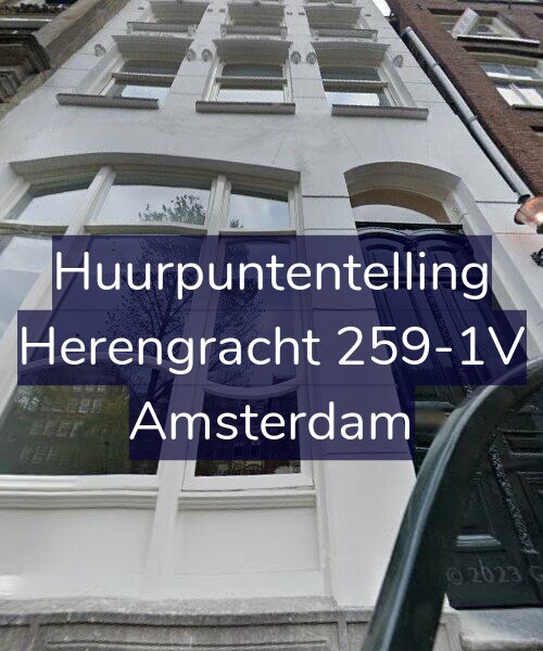 Foto gevel Huurpuntentelling voor Herengracht 259-1V, Amsterdam
