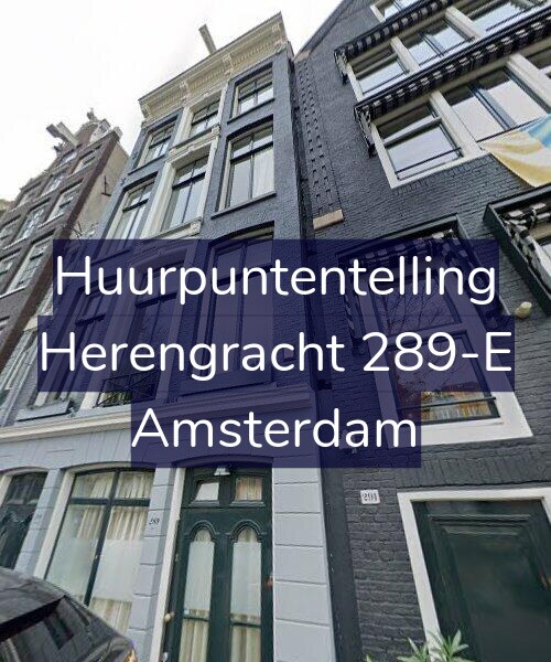 Foto gevel Huurpuntentelling voor Herengracht 289-E, Amsterdam