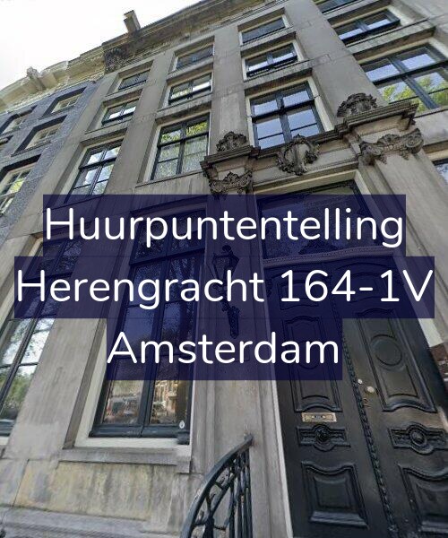 Foto gevel Huurpuntentelling voor Herengracht 164-1V, Amsterdam