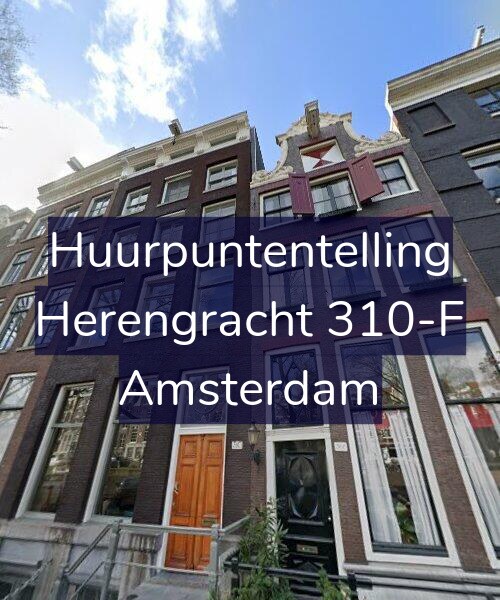 Foto gevel Huurpuntentelling voor Herengracht 310-F, Amsterdam