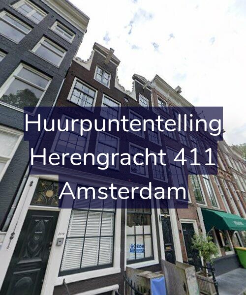 Foto gevel Huurpuntentelling voor Herengracht 411, Amsterdam
