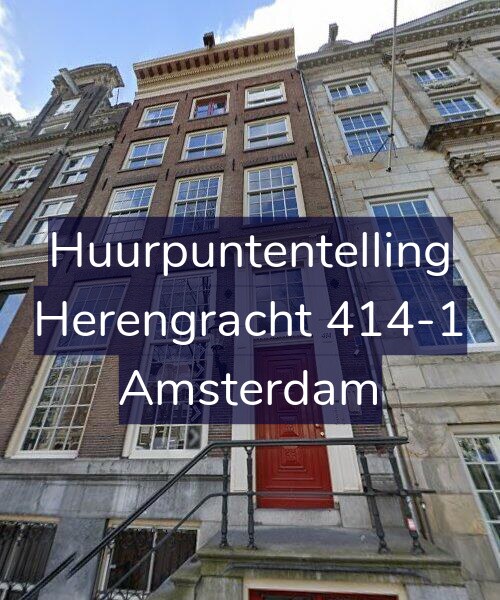 Foto gevel Huurpuntentelling voor Herengracht 414-1, Amsterdam