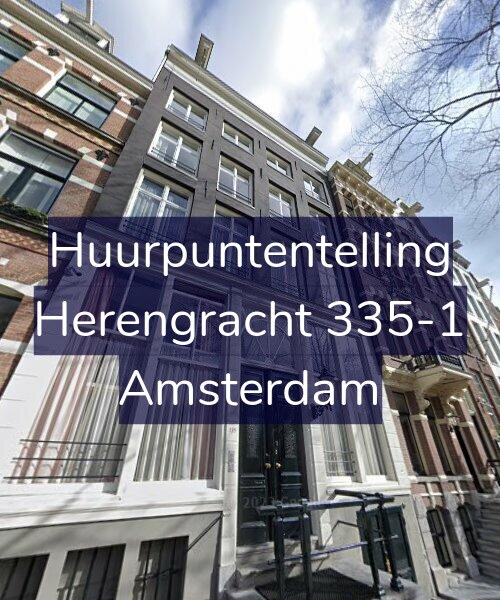Foto gevel Huurpuntentelling voor Herengracht 335-1, Amsterdam