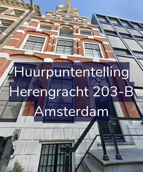 Foto gevel Huurpuntentelling voor Herengracht 203-B, Amsterdam