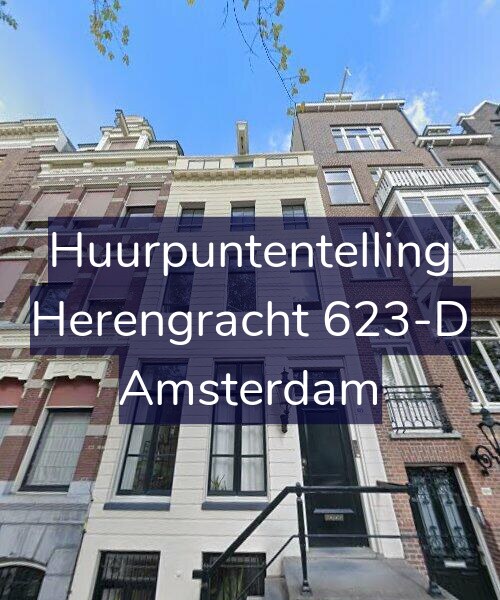 Foto gevel Huurpuntentelling voor Herengracht 623-D, Amsterdam