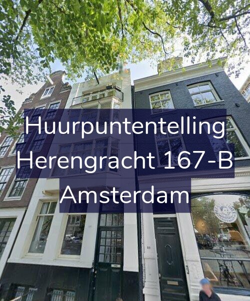 Foto gevel Huurpuntentelling voor Herengracht 167-B, Amsterdam
