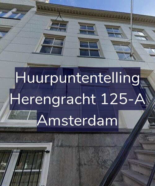 Foto gevel Huurpuntentelling voor Herengracht 125-A, Amsterdam