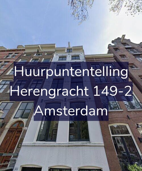 Foto gevel Huurpuntentelling voor Herengracht 149-2, Amsterdam