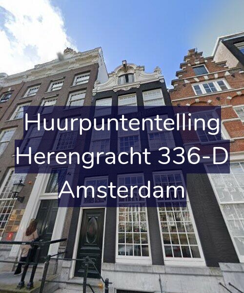 Foto gevel Huurpuntentelling voor Herengracht 336-D, Amsterdam