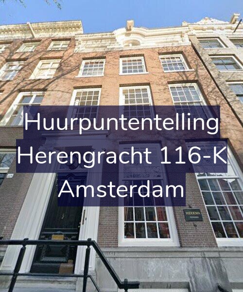 Foto gevel Huurpuntentelling voor Herengracht 116-K, Amsterdam