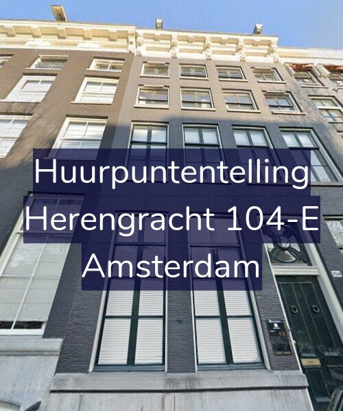 Foto gevel Huurpuntentelling voor Herengracht 104-E, Amsterdam