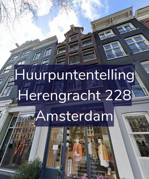 Foto gevel Huurpuntentelling voor Herengracht 228, Amsterdam