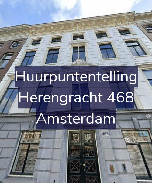 Foto gevel Huurpuntentelling voor Herengracht 468, Amsterdam