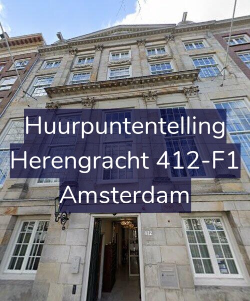 Foto gevel Huurpuntentelling voor Herengracht 412-F1, Amsterdam
