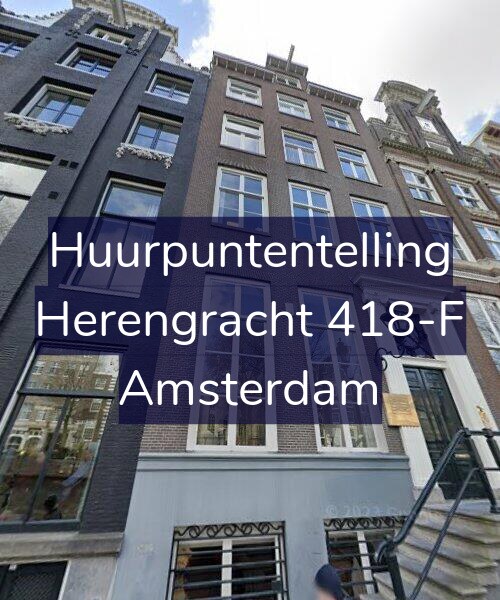 Foto gevel Huurpuntentelling voor Herengracht 418-F, Amsterdam
