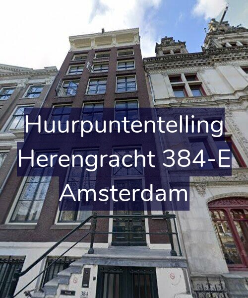 Foto gevel Huurpuntentelling voor Herengracht 384-E, Amsterdam