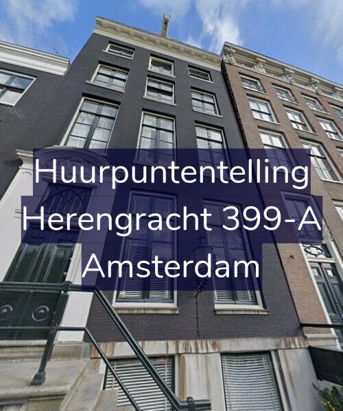 Foto gevel Huurpuntentelling voor Herengracht 399-A, Amsterdam