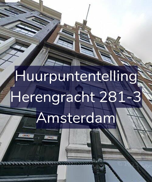 Foto gevel Huurpuntentelling voor Herengracht 281-3, Amsterdam