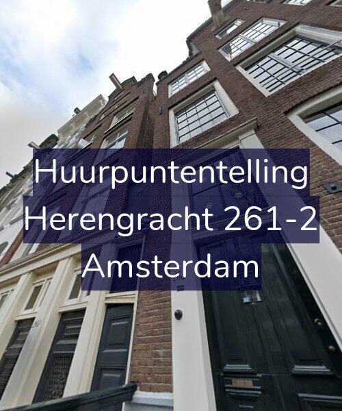 Foto gevel Huurpuntentelling voor Herengracht 261-2, Amsterdam