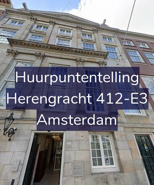 Foto gevel Huurpuntentelling voor Herengracht 412-E3, Amsterdam