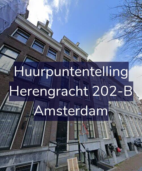 Foto gevel Huurpuntentelling voor Herengracht 202-B, Amsterdam
