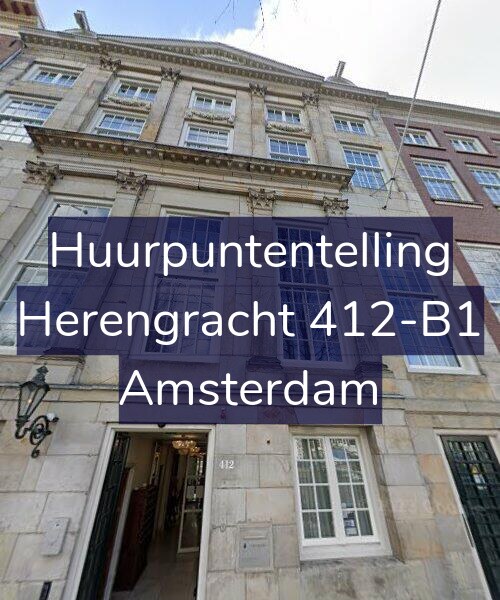 Foto gevel Huurpuntentelling voor Herengracht 412-B1, Amsterdam