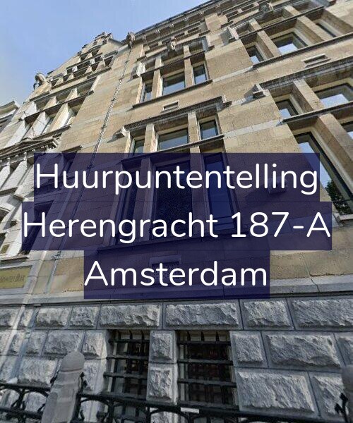 Foto gevel Huurpuntentelling voor Herengracht 187-A, Amsterdam
