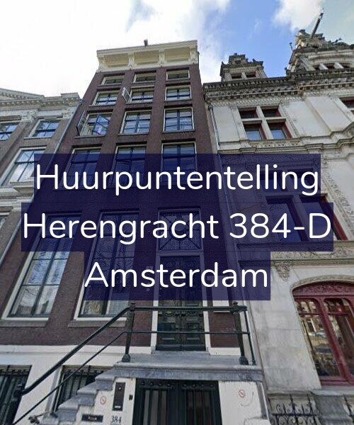 Foto gevel Huurpuntentelling voor Herengracht 384-D, Amsterdam