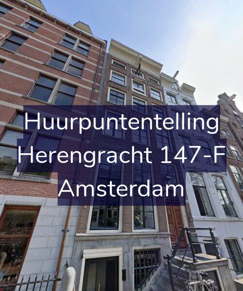 Foto gevel Huurpuntentelling voor Herengracht 147-F, Amsterdam