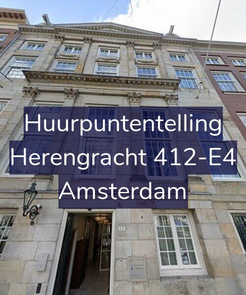 Foto gevel Huurpuntentelling voor Herengracht 412-E4, Amsterdam