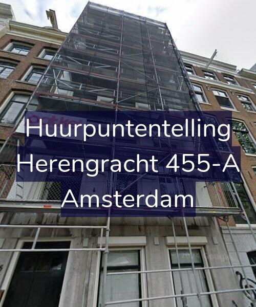 Foto gevel Huurpuntentelling voor Herengracht 455-A, Amsterdam