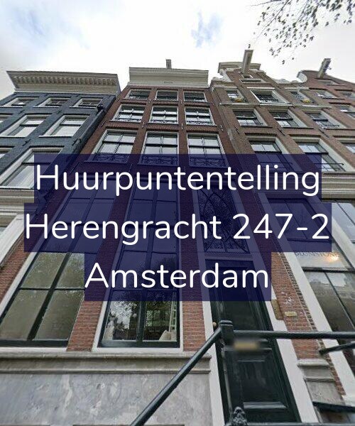 Foto gevel Huurpuntentelling voor Herengracht 247-2, Amsterdam