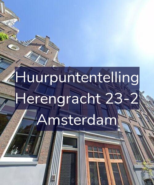 Foto gevel Huurpuntentelling voor Herengracht 23-2, Amsterdam