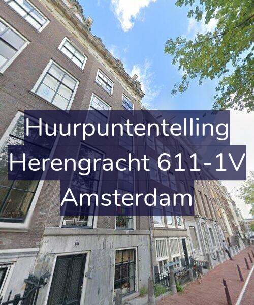 Foto gevel Huurpuntentelling voor Herengracht 611-1V, Amsterdam