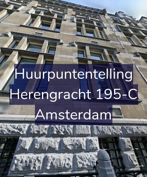 Foto gevel Huurpuntentelling voor Herengracht 195-C, Amsterdam