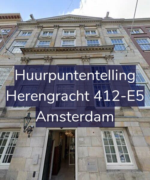 Foto gevel Huurpuntentelling voor Herengracht 412-E5, Amsterdam