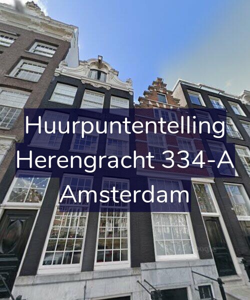 Foto gevel Huurpuntentelling voor Herengracht 334-A, Amsterdam