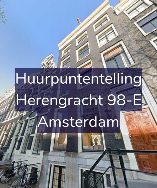 Foto gevel Huurpuntentelling voor Herengracht 98-E, Amsterdam