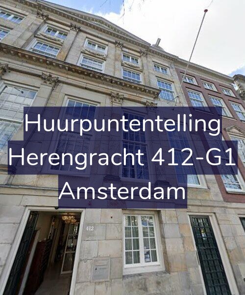 Foto gevel Huurpuntentelling voor Herengracht 412-G1, Amsterdam