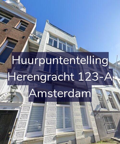 Foto gevel Huurpuntentelling voor Herengracht 123-A, Amsterdam