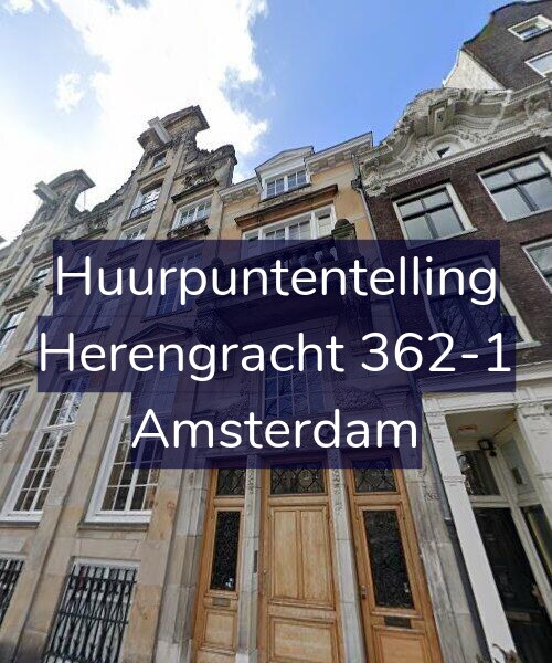 Foto gevel Huurpuntentelling voor Herengracht 362-1, Amsterdam
