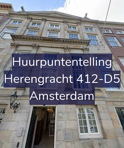 Foto gevel Huurpuntentelling voor Herengracht 412-D5, Amsterdam